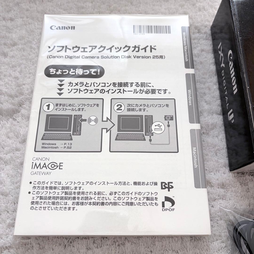【動作確認済】Canon キャノン IXY DIGITAL L3 レトロコンデジ