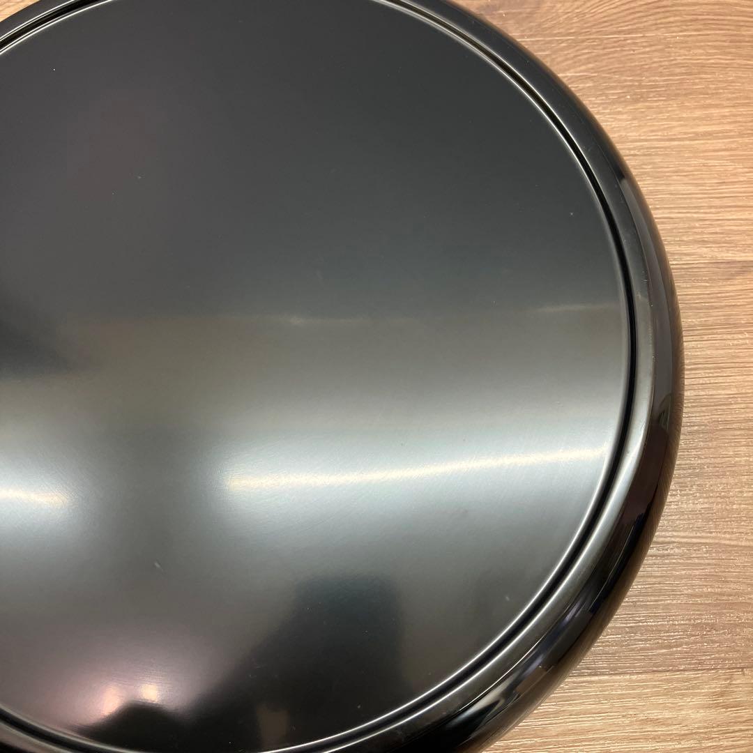 D-5 美品 高級 漆器 螺鈿細工 八卦 はっけ 模様 菓子盆 飾り盆 箱付き