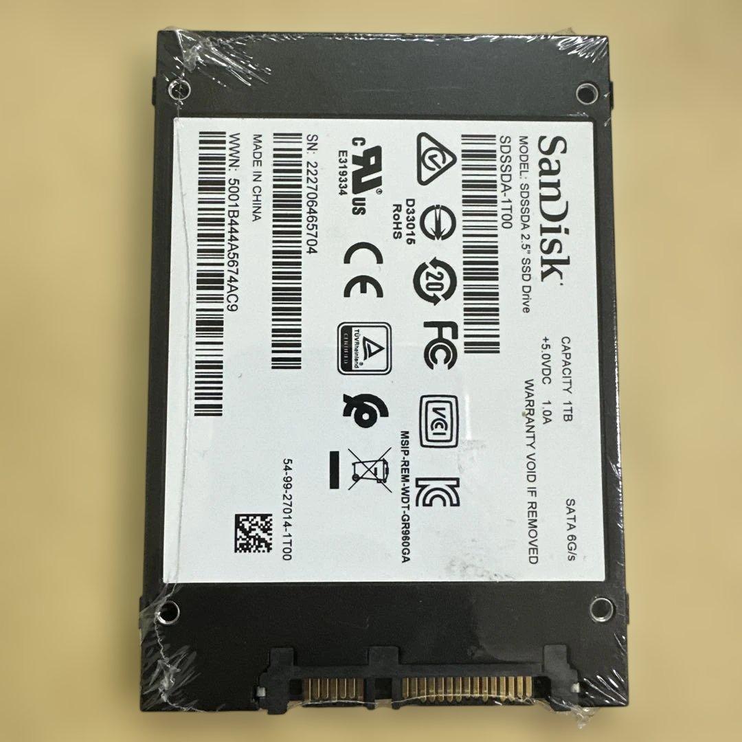 7. 1TBB SSD 2.5インチ SATA 動作確認済