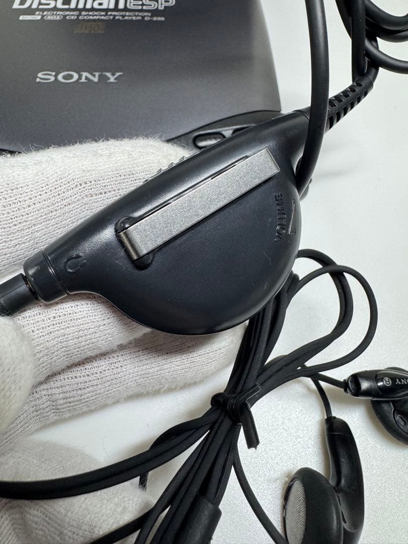 SONY ソニー Discman D-235 ポータブルCDプレーヤー イヤホン