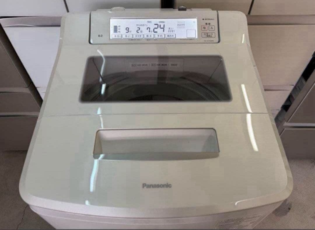 【高年式】2021年式 8kg Panasonic 洗濯機 NA-SJFA808