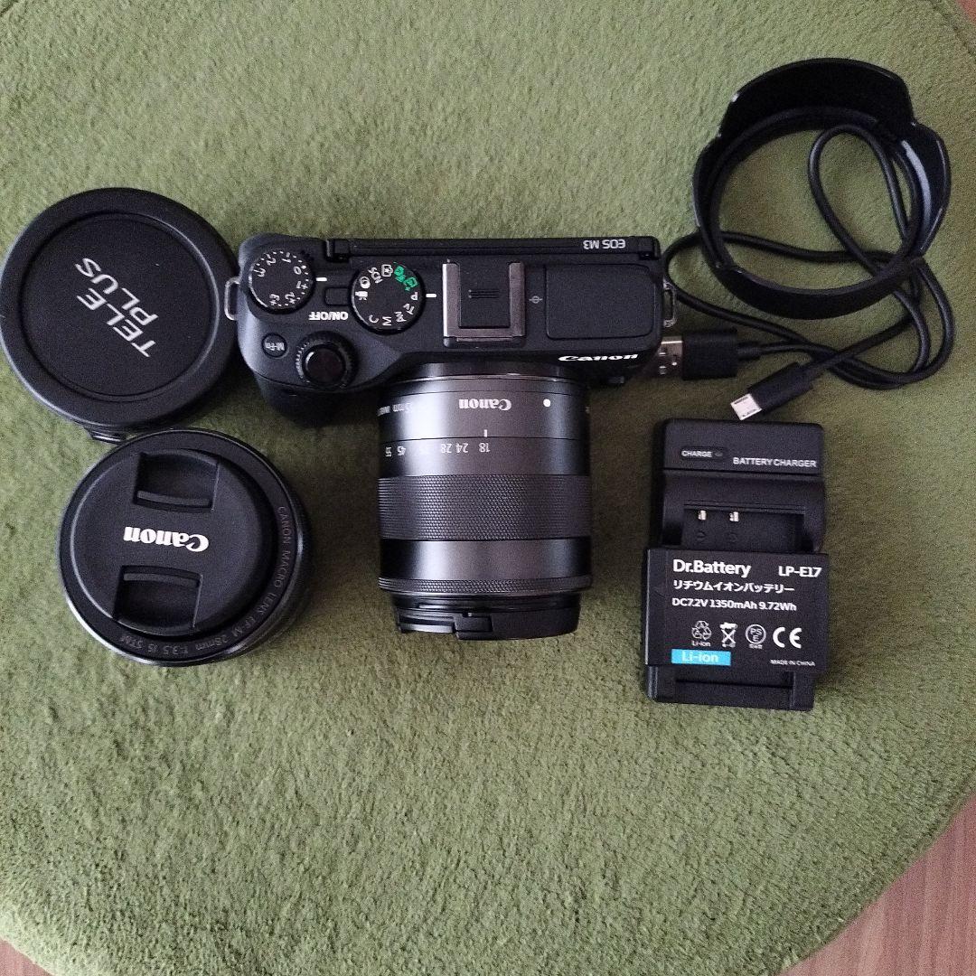 Canon EOS M3 ミラーレスカメラ EF-M 18-55mm