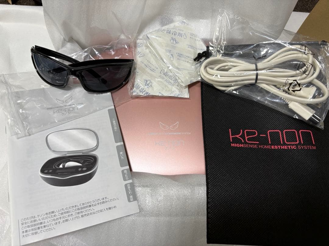 【ke-non】ケノン❤︎脱毛器❤︎光脱毛技術❤︎ver.8.5❤︎シャンパンピンク
