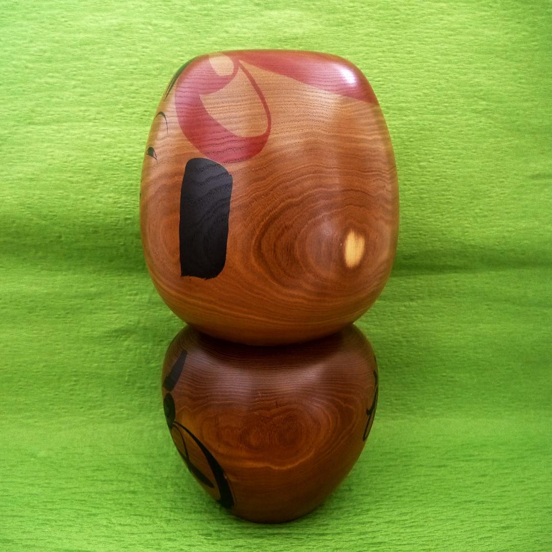 レア 土湯こけし 36.3cm 徳永慎一 特大 Tsuchiyu Kokeshi
