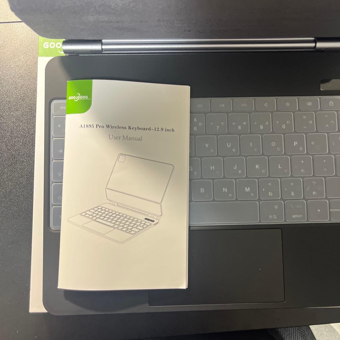 GOOJODOO A1860 Pro ワイヤレスキーボードケース 12.9インチ