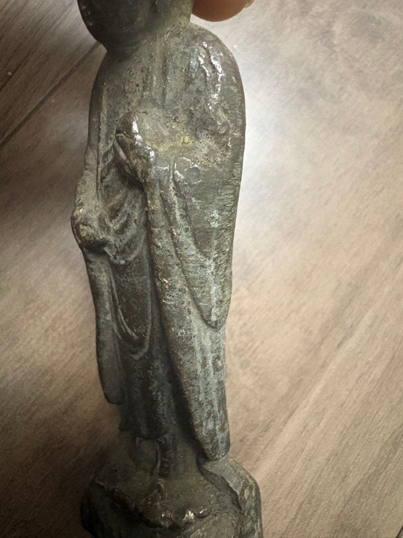 古仏像 　古董 古銅地蔵菩薩仏像
