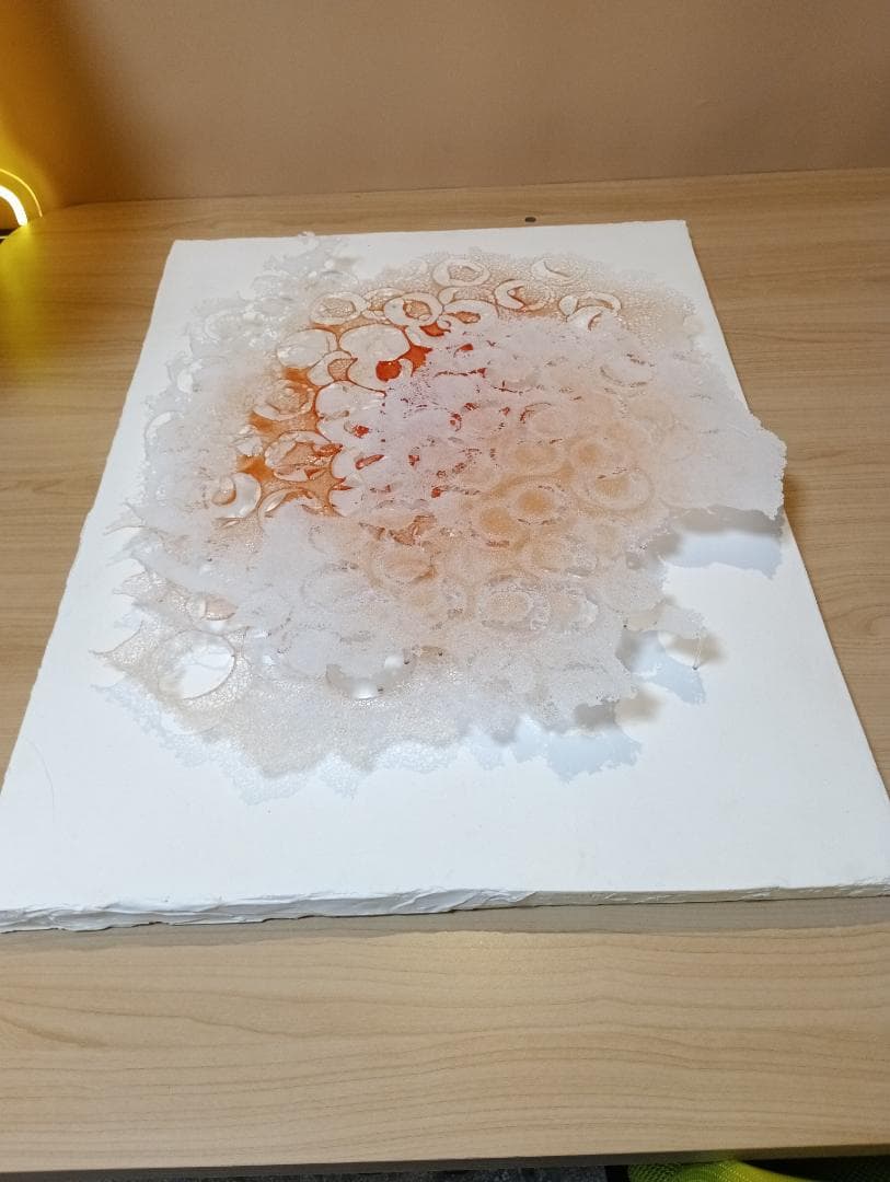 硝子　オブジェ　現代アート　美術　大学　生徒　作品　一点物　立体作品　インテリア