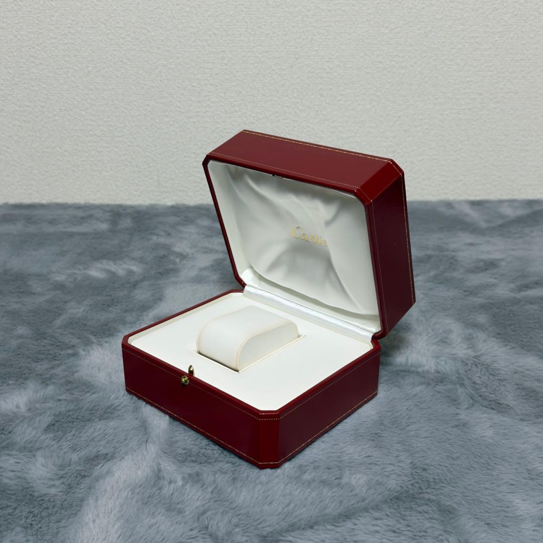 【美品】Cartier 腕時計ケース　ウォッチ空箱　純正　赤 レザー ケース