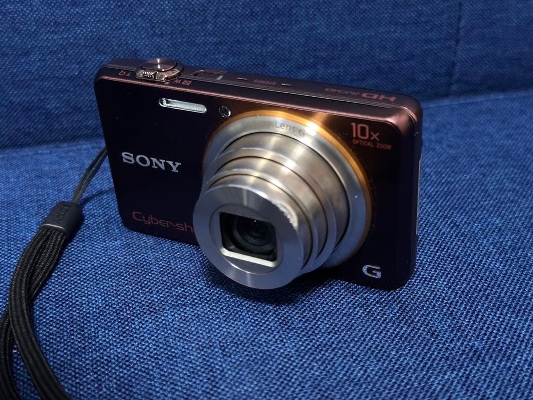 動作確認済み SONY DSC-WX100 ブラウン 茶色 スマホ転送 セット