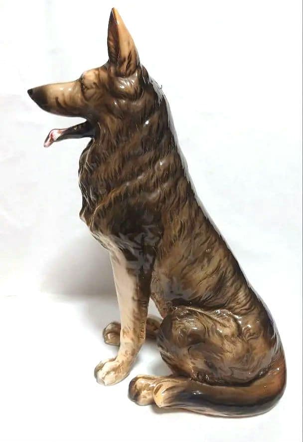 シェパード　39cm　犬の置物　インテリア　動物　ヴィンテージ　アンティーク