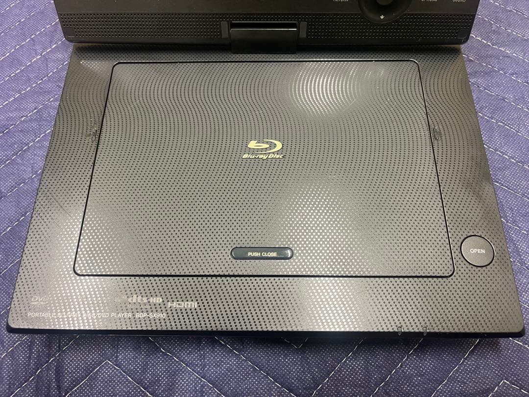 【完動品】SONY ポータブルブルーレイ/DVDプレーヤーBDP-SX910