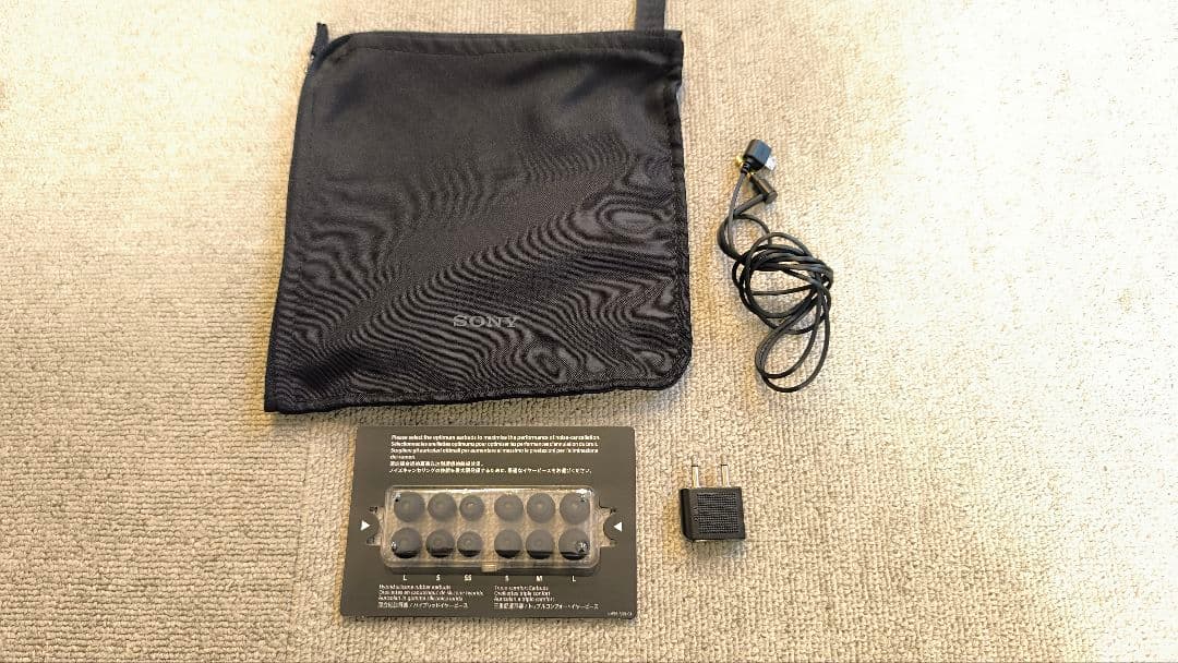 SONY WI-1000X ワイヤレスイヤホン ブラック