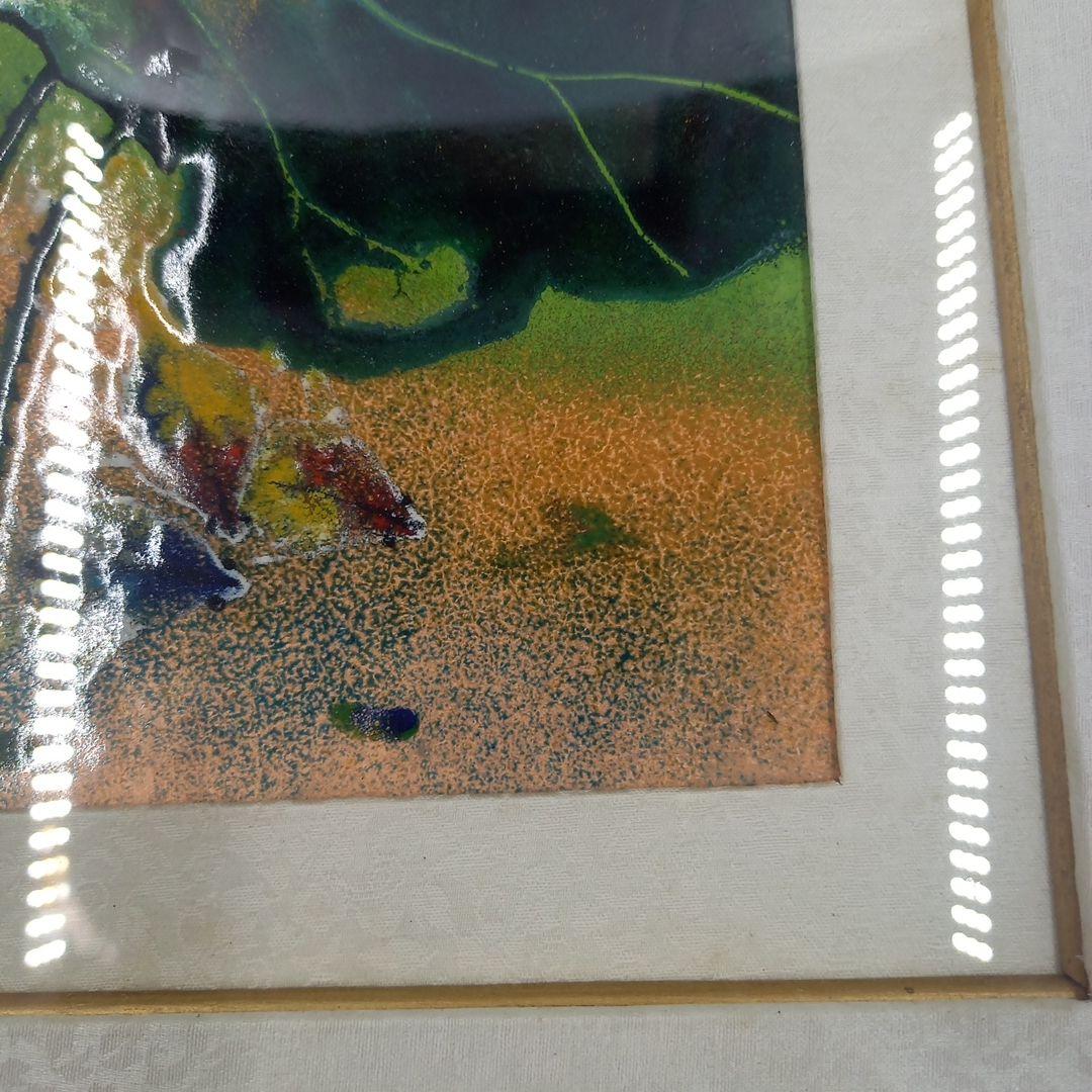 陶板画　　蓮の花