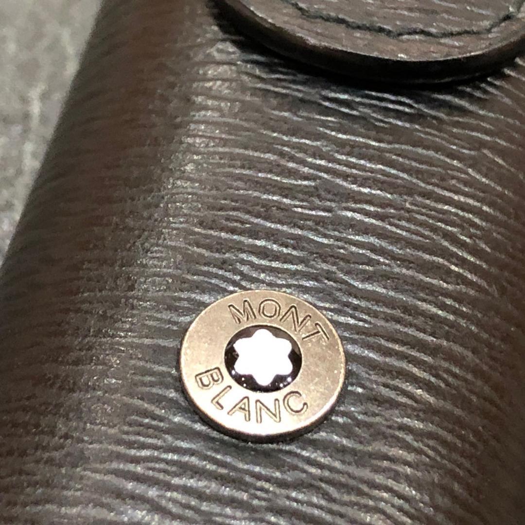 ♥ モンブラン MONTBLANC　 ウエストサイド ペンポーチ　黒　2本用