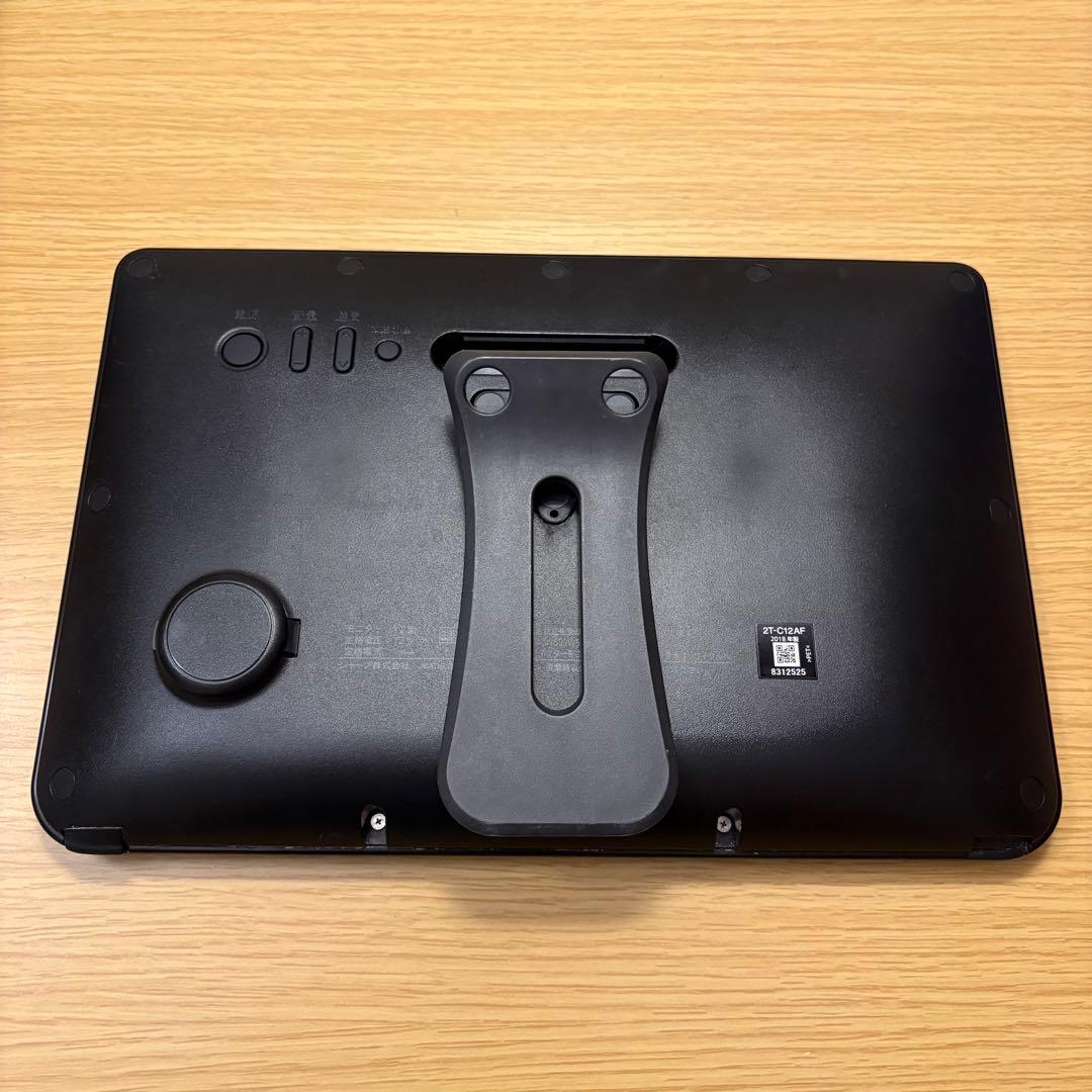 【美品】シャープ ポータブル液晶テレビ AQUOS ブラック 2T-C12AF