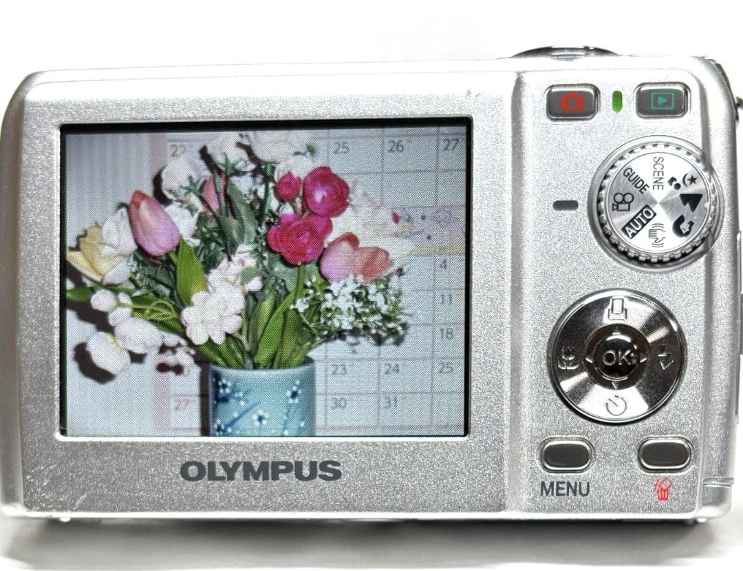 Olympus FE-200 6.0MPデジタルカメラ　xdカード付 #5279