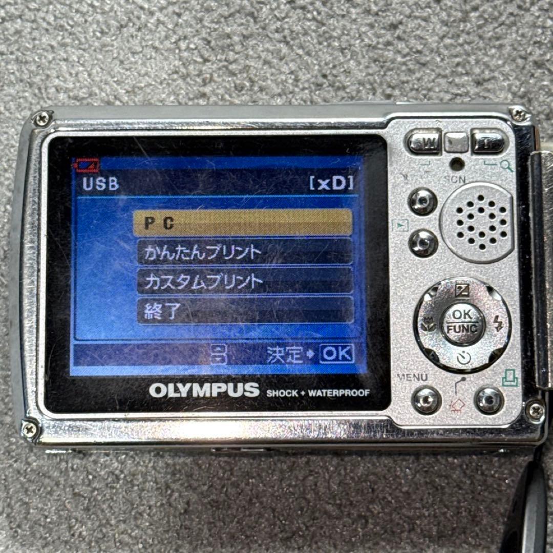 ☆動作OK OLYMPUS 防水 Tough μ720sw スマホ転送ケーブル付