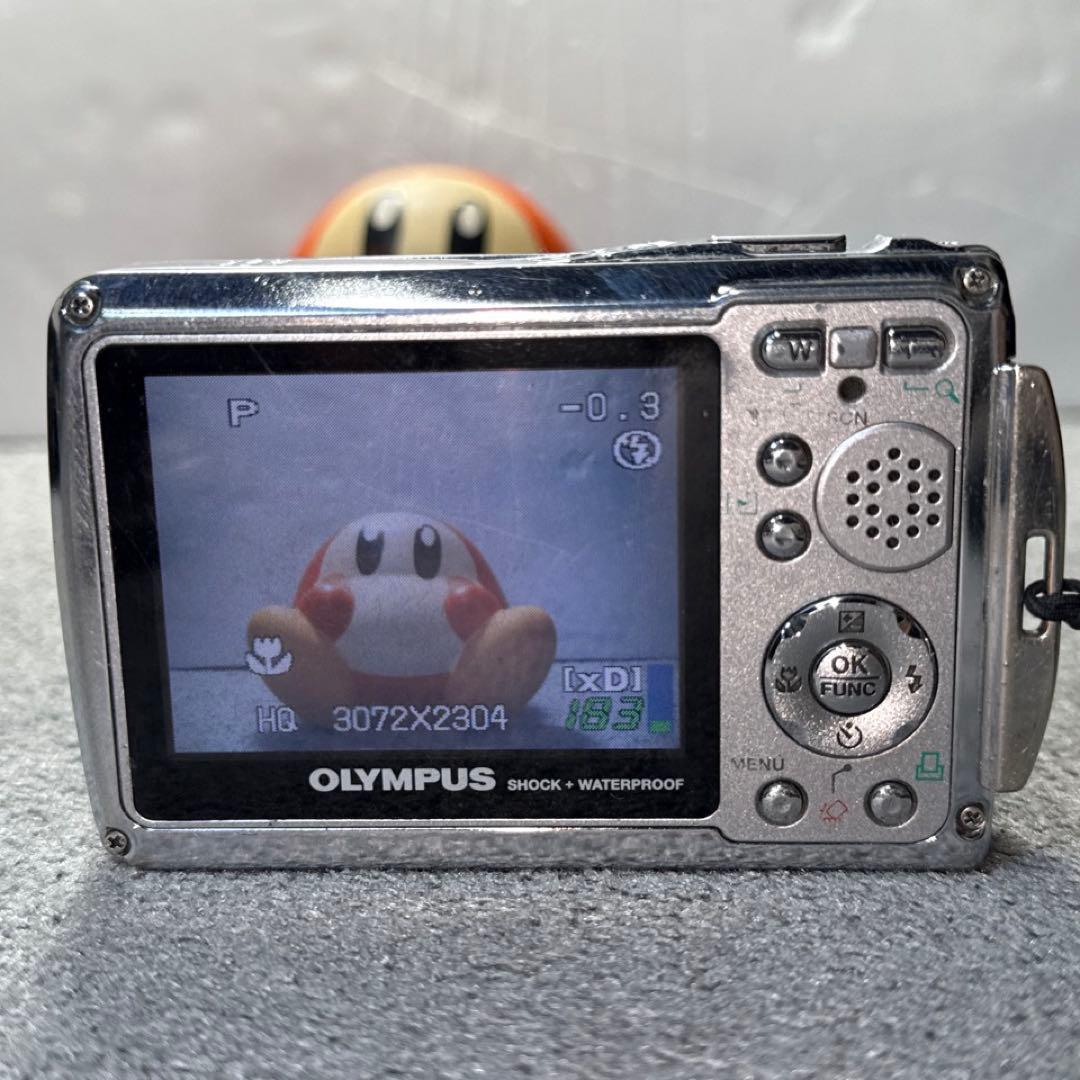 ☆動作OK OLYMPUS 防水 Tough μ720sw スマホ転送ケーブル付
