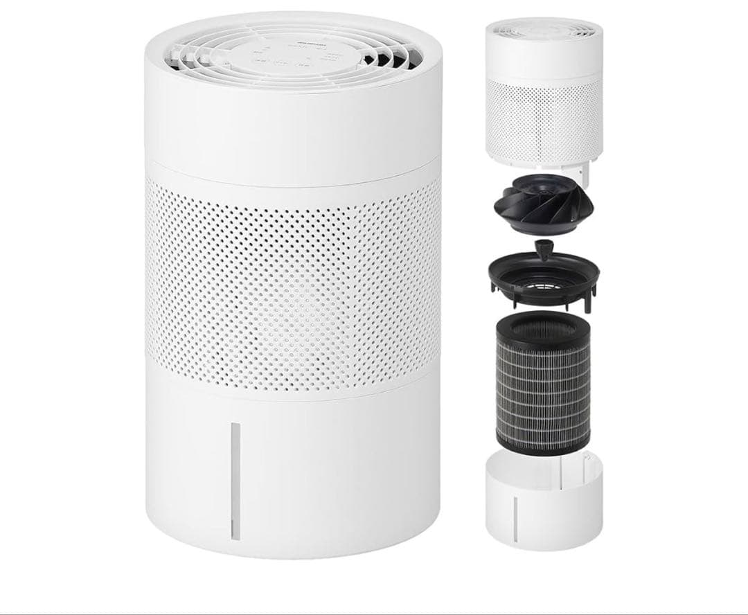 アイリスオーヤマ 気化式加湿器 AHM-MVU55A-W ホワイト 2025年製