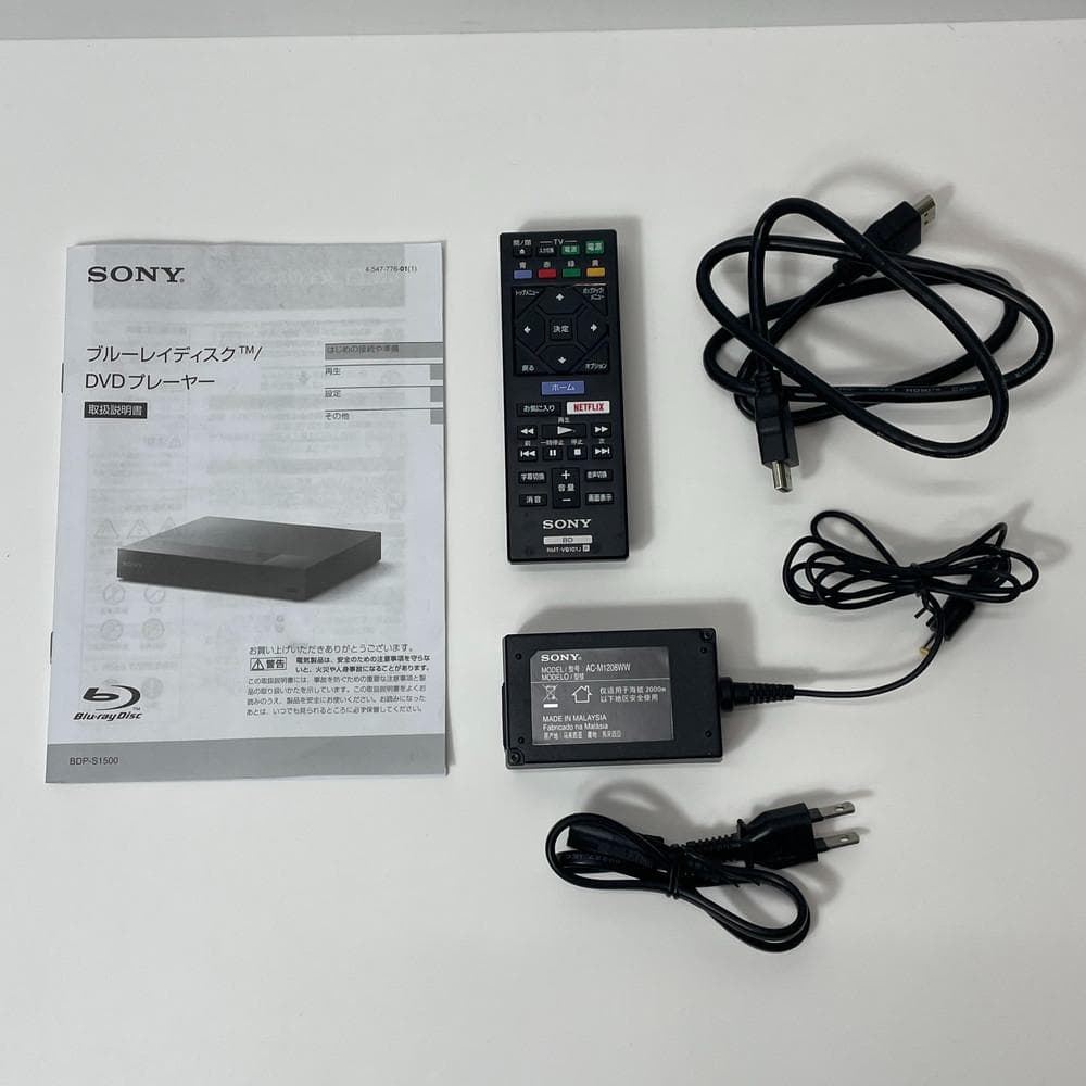 ◆SONY ブルーレイディスク/DVDプレイヤー　02103