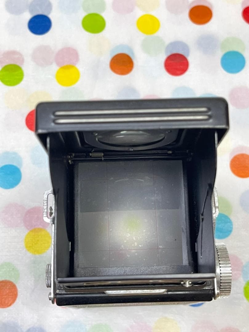 yashicaflex　二眼カメラ　ケース フィルター フード付き　リペア品