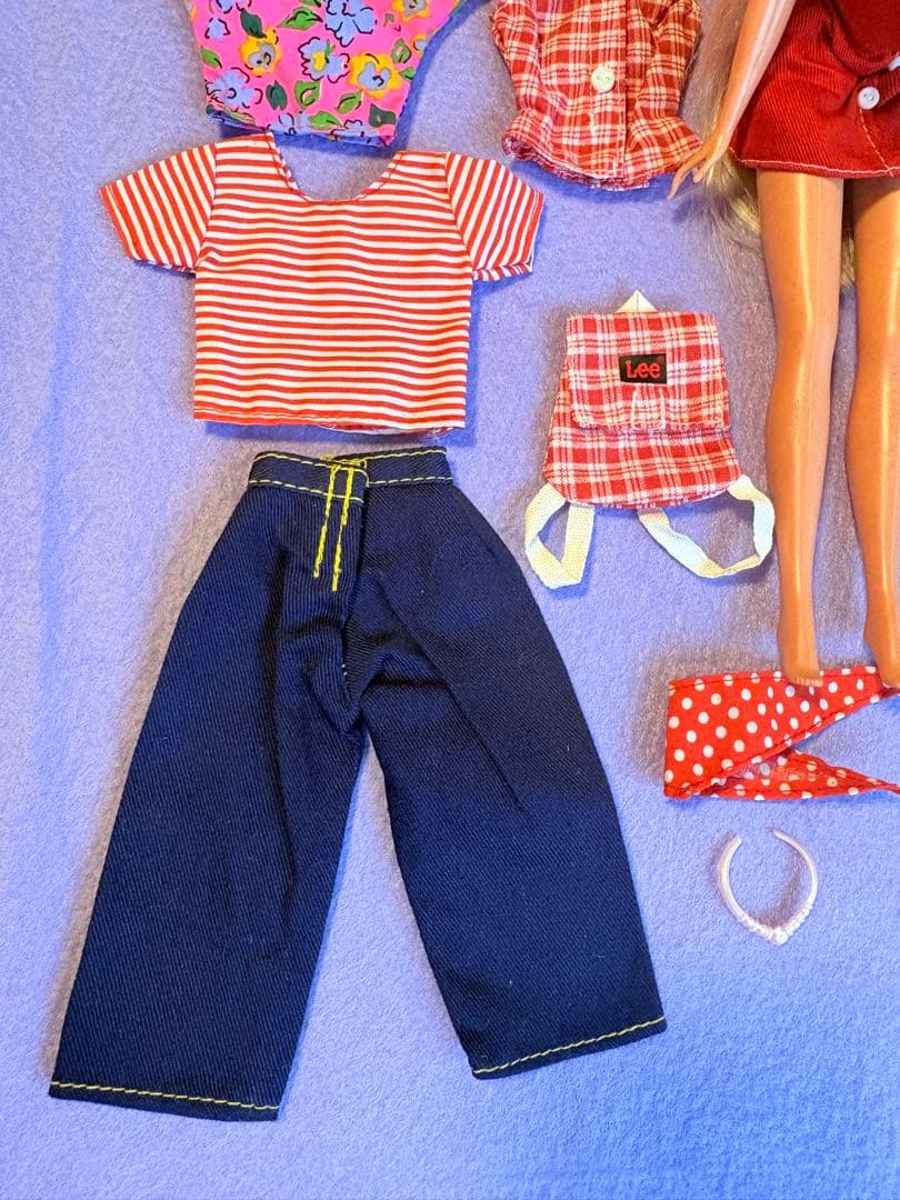 アンティーク雑貨 Barbie Lee Jeans Fashions Easy To Dress