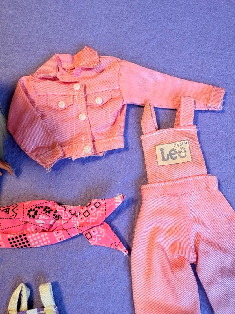 アンティーク雑貨 Barbie Lee Jeans Fashions Easy To Dress