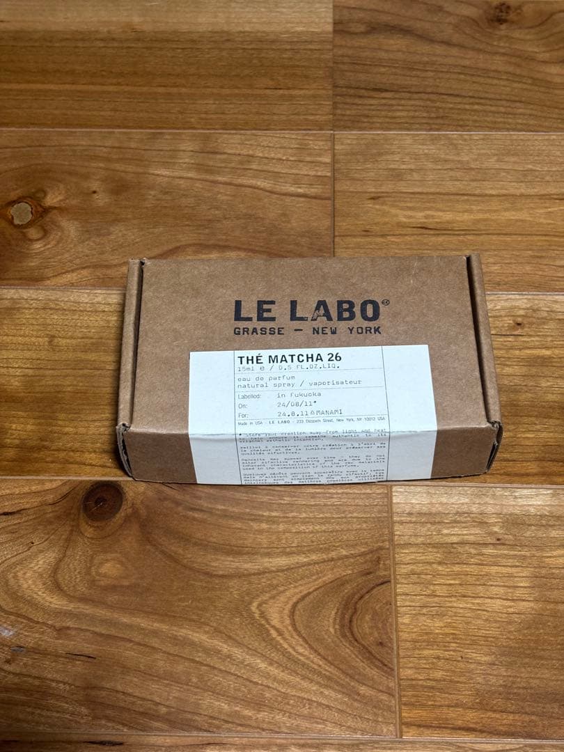 【4/11〆限定値下げ】LE LABO 香水THE MATCHA 26 15ml