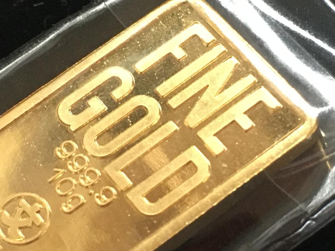 [10g]石福金属興業 K24純金 地金 10ｇバー LPPM/LBMA認証