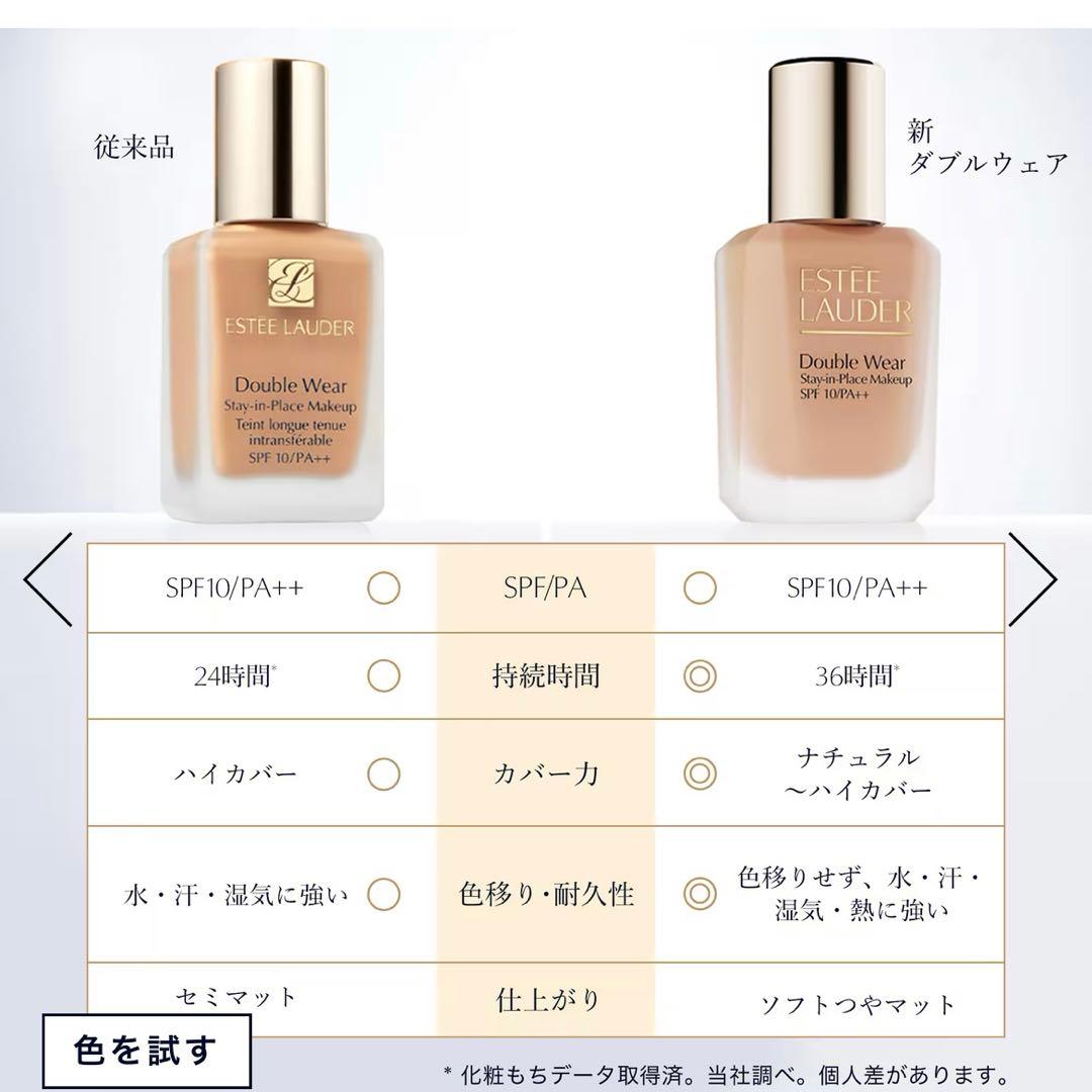 エスティローダー ダブルウェア ステイインプレイスメークアップ 30ml