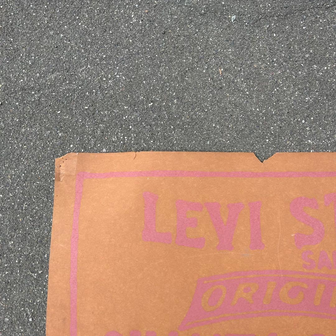 超希少 Levi's 大判ポスター 看板 ディスプレイ　72cm×100cm
