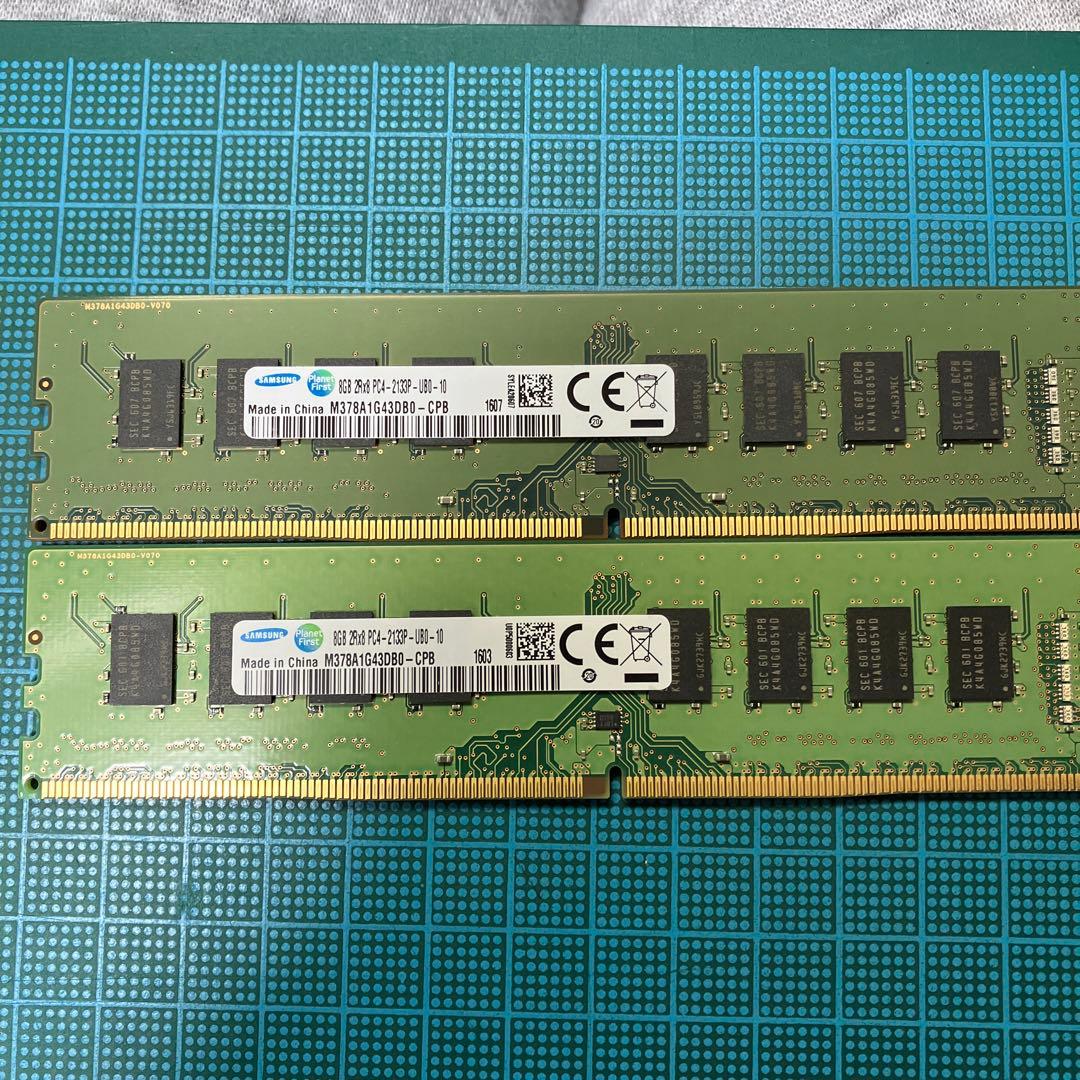 サムソン Samsung 8GBx2 16GB DDR4 PC4-2133