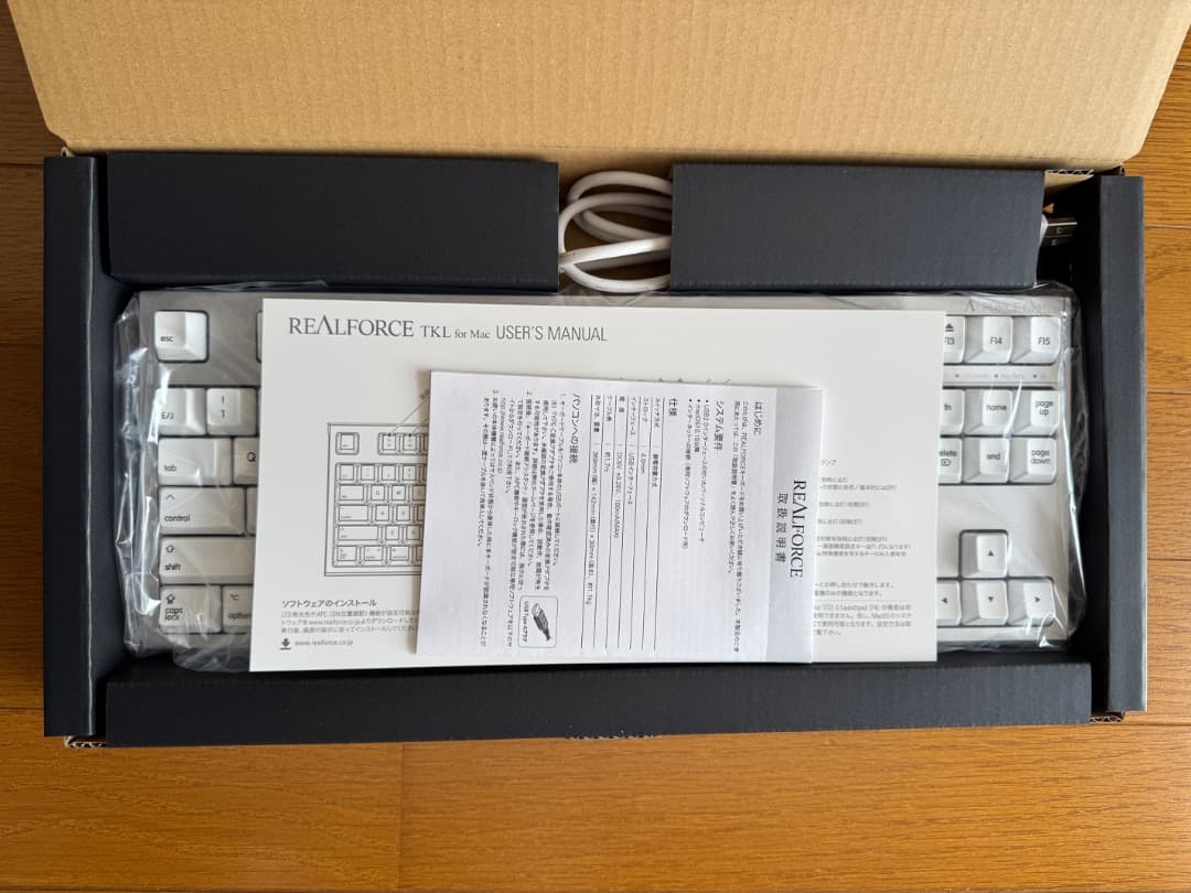 【値下げ】REALFORCE TKL for Mac　R2TL-JPVM-WH