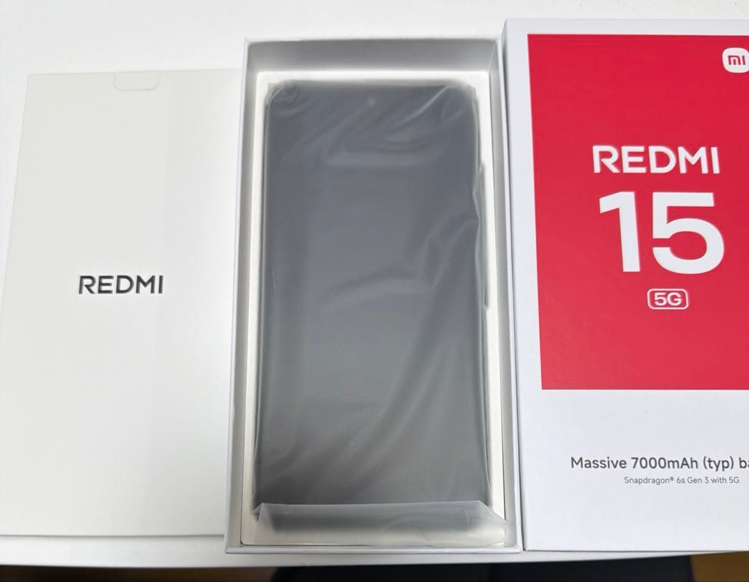 新品Redmi15 5G 128GB Midnight Black