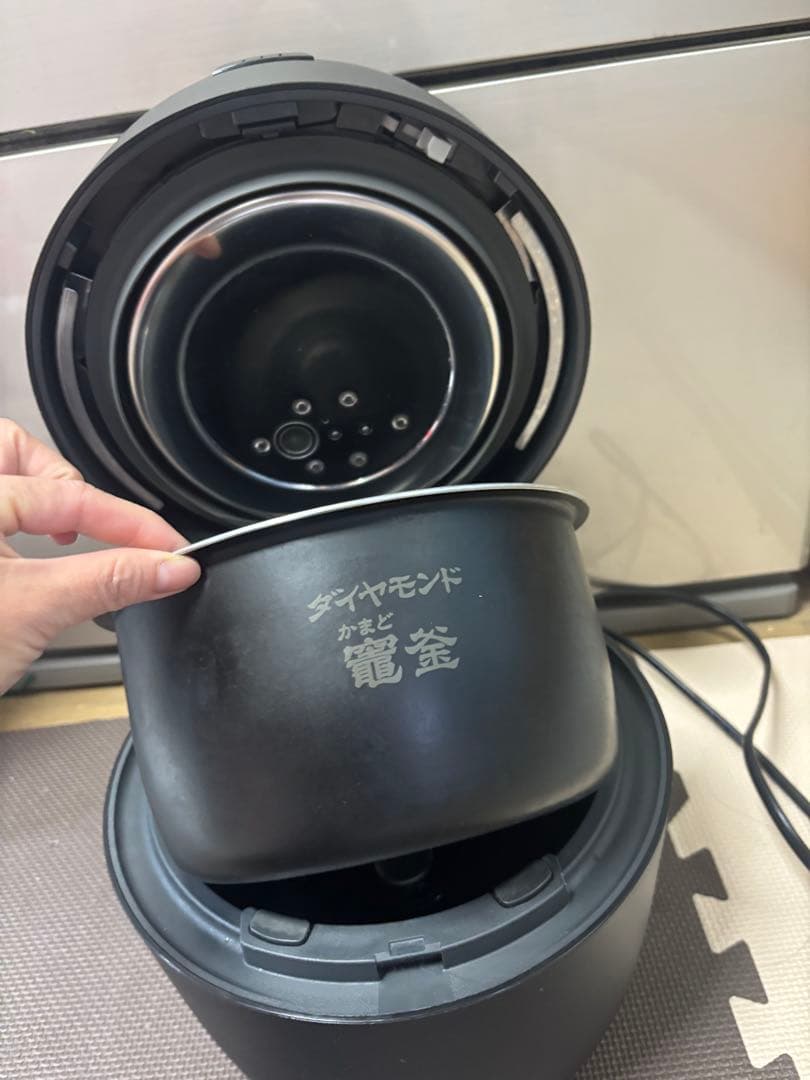Panasonic SR-CR10A 炊飯器 ブラック-2023年製