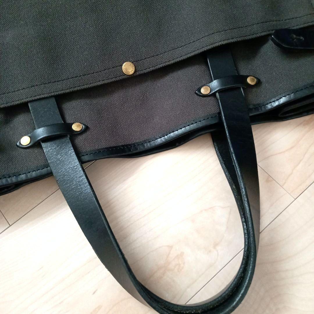 【美品】　倉敷帆布　ビジネスバッグ　バイストン製（現　倉敷帆布株式会社）