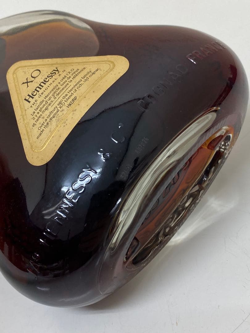 3-3414 Hennessy XO 金キャップ クリアボトル 700ml