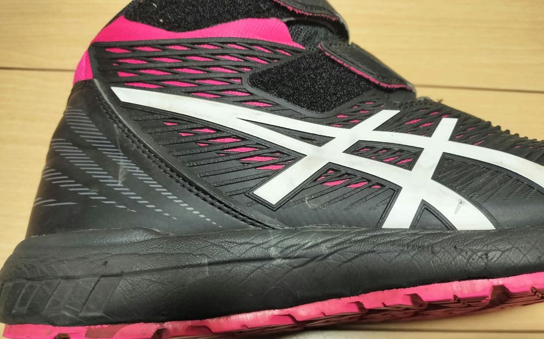 ASICS アシックス　ハイカット安全靴 ブラック/ピンク　27cm