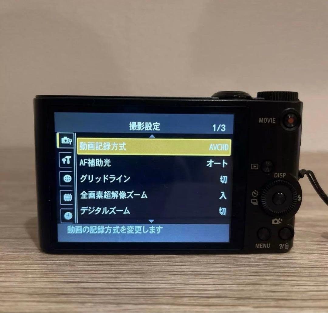 SONY Cyber shot デジカメ DSCーWX300 ブラック