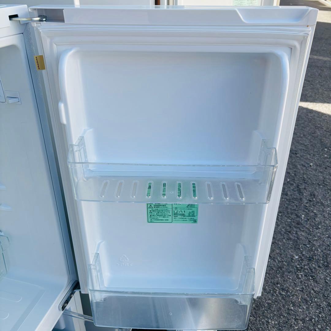 amadana 154L 2ドア冷蔵庫 AT-RF150-WH◇2020年製