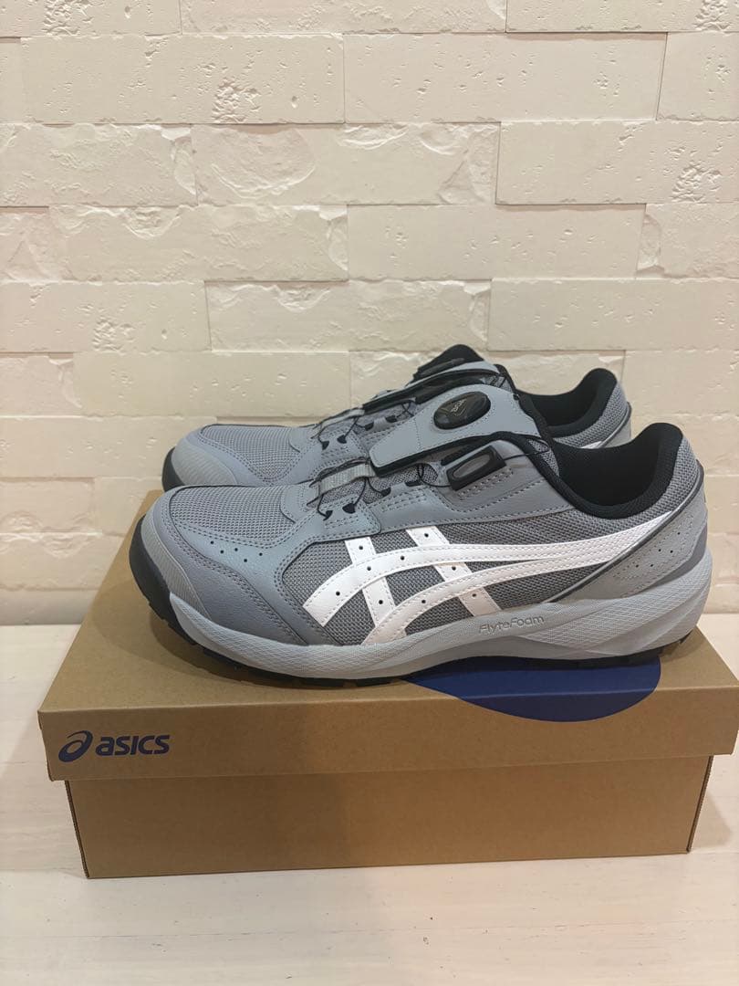 ASICS WINJOB CP229 安全靴 27.0cm グレー/ホワイト