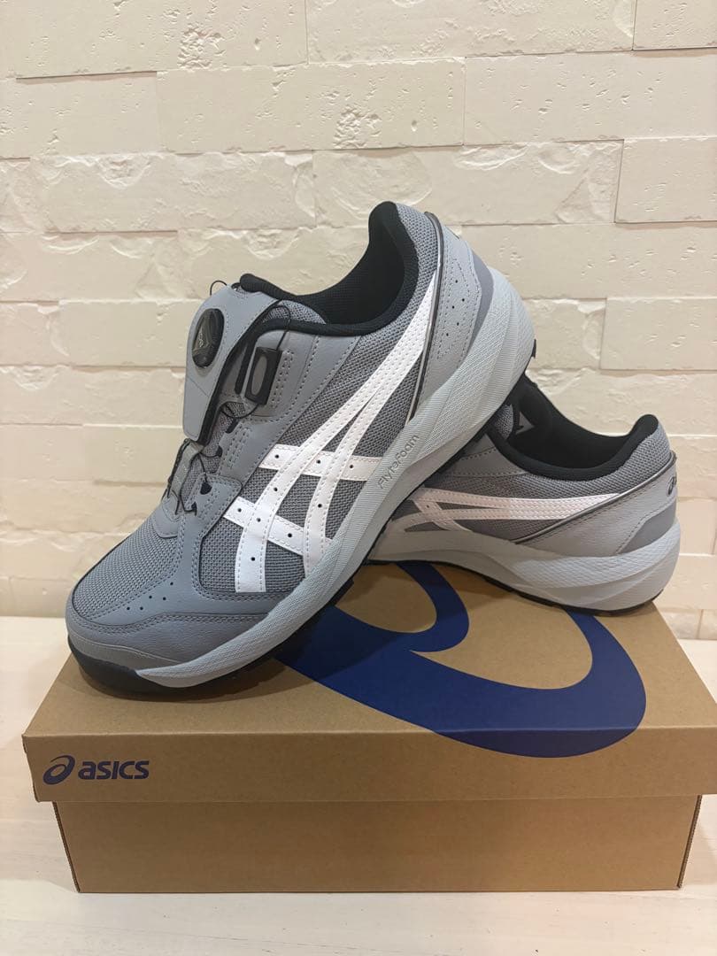 ASICS WINJOB CP229 安全靴 27.0cm グレー/ホワイト