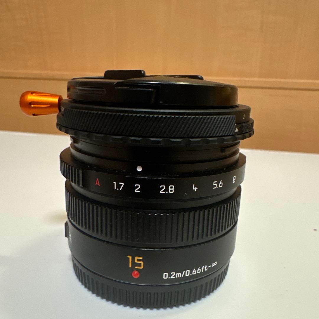 LEICA SUMMILUX 15mm F1.7 nd フィルター付