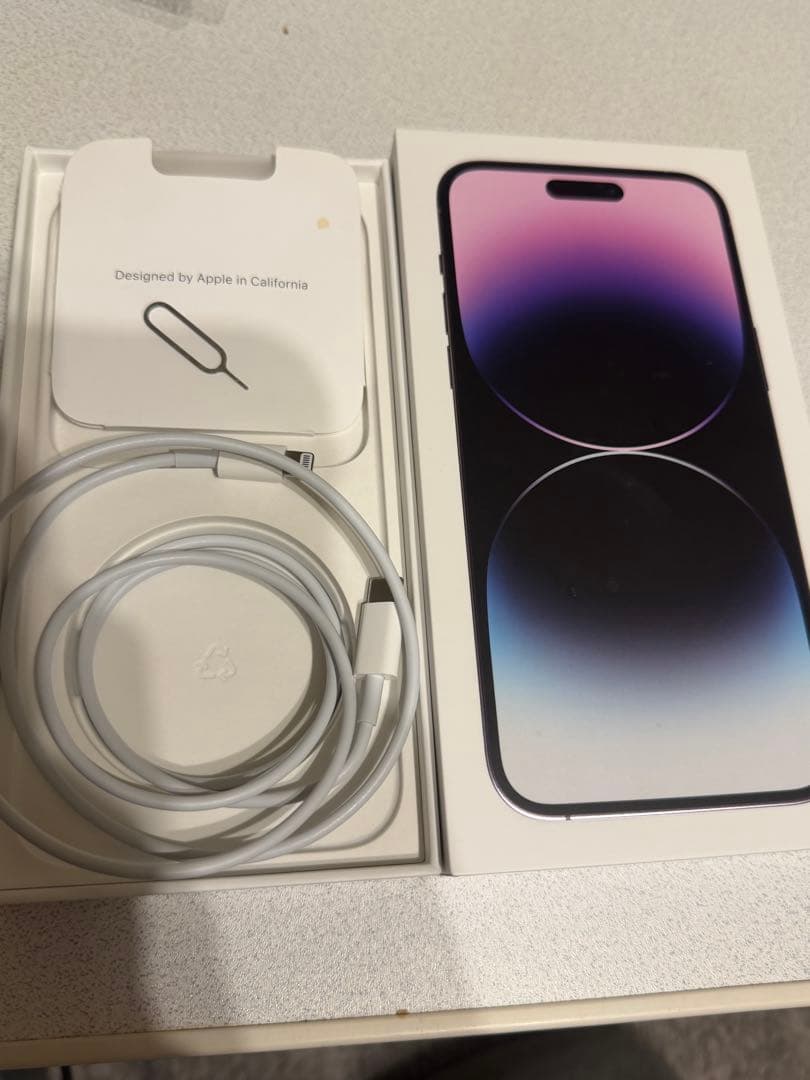 【ジャンク品】Apple iPhone 14 Pro Max ディープパープル