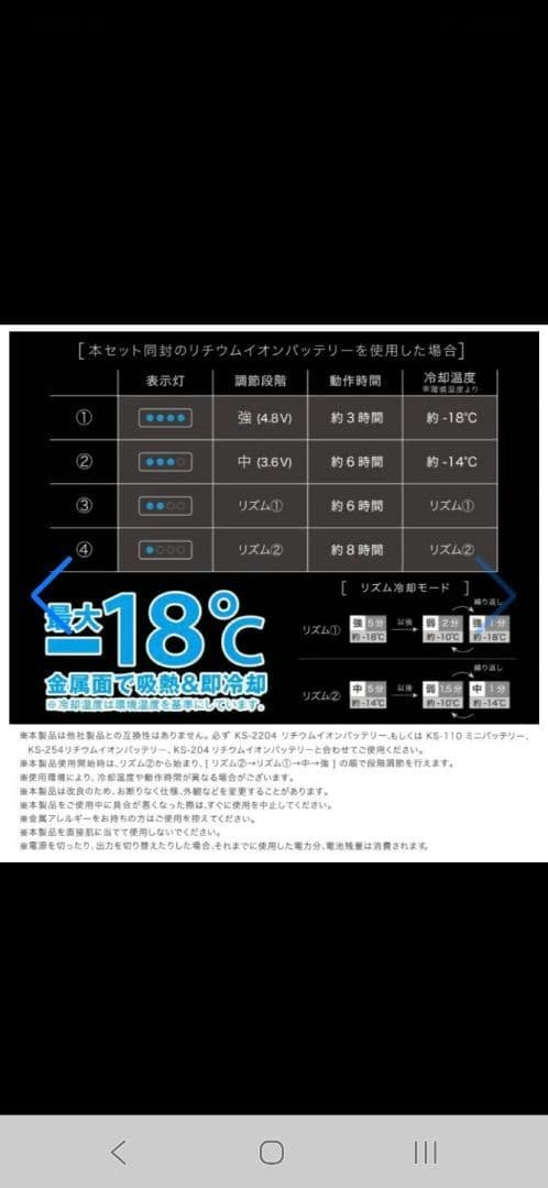 ペルチェベスト、クールベスト