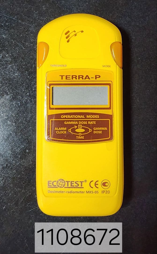 【ジャンク2台セット】ECOTEST TERRA-P ガイガーカウンター