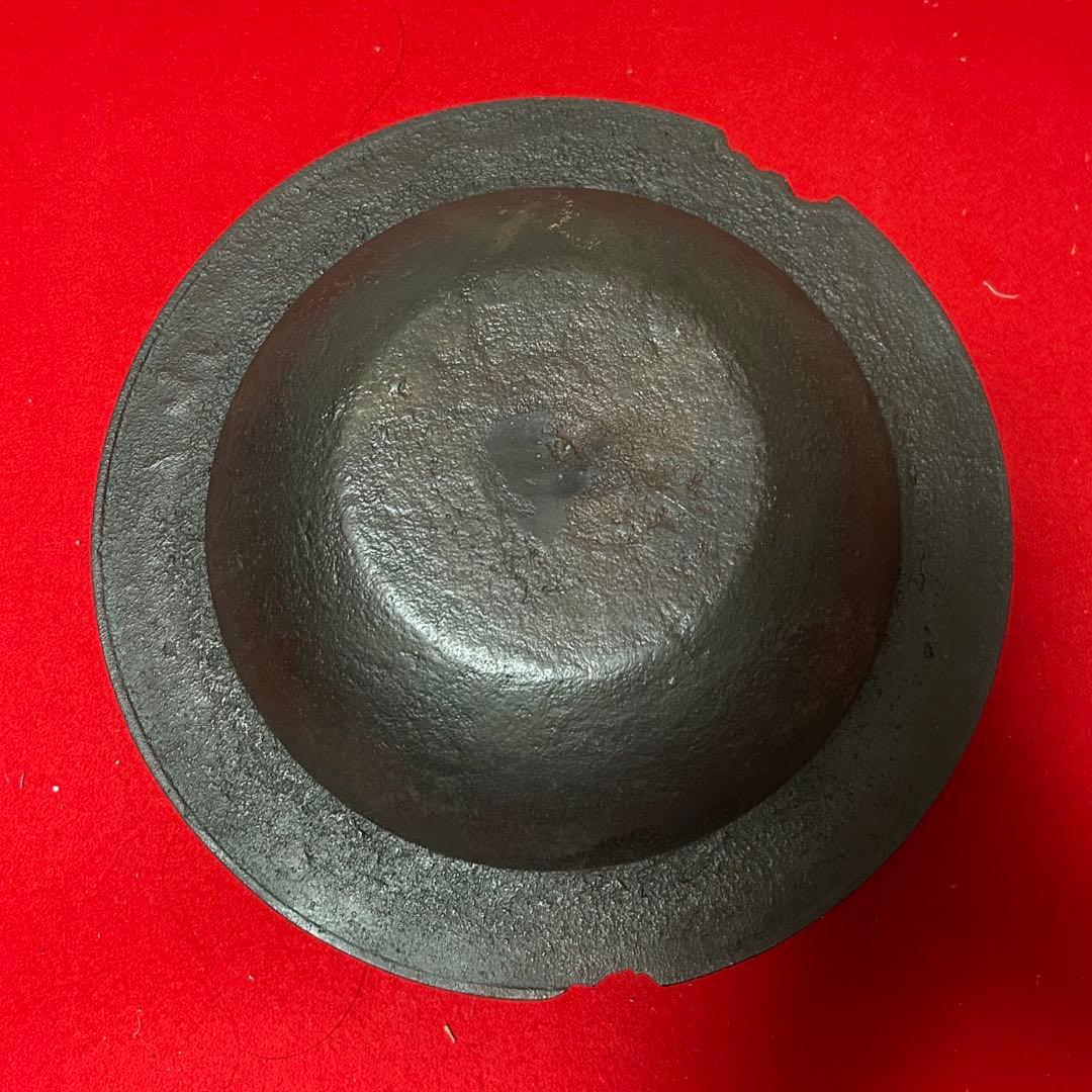 帯霰地紋透木釜　茶道具懐石鵬雲斎坐忘斎淡々斎即中斎棗水指茶杓水屋茶碗釜而妙斎