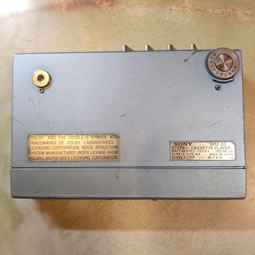 SONY WM-20 カセット ウォークマン ジャンク 動作未確認