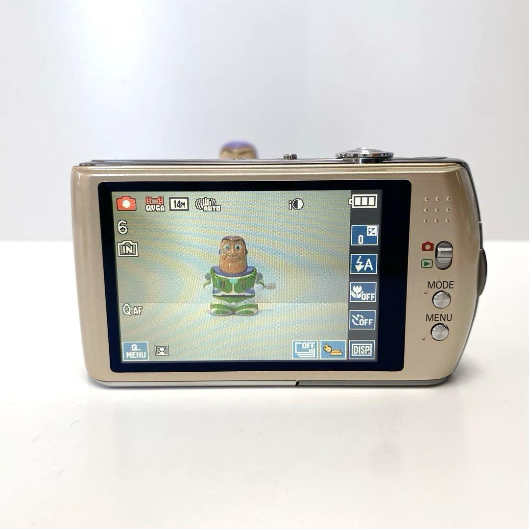 【美品】Panasonic LUMIX DMC-FX70 ゴールド コンデジ