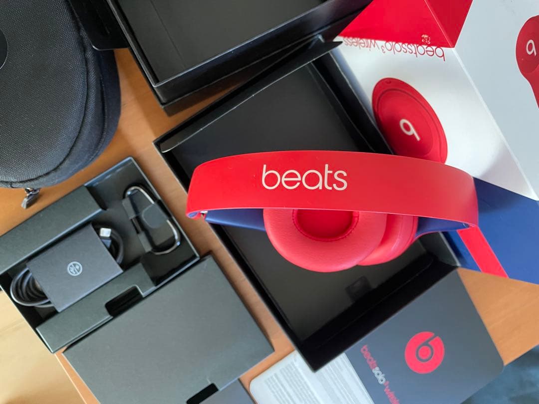 beats solo3 wireless クラブコレクション レッド